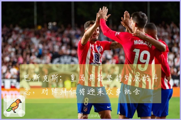 巴斯克斯：皇马具备坚持到底的斗志，对阵拜仁将迎来众多机会